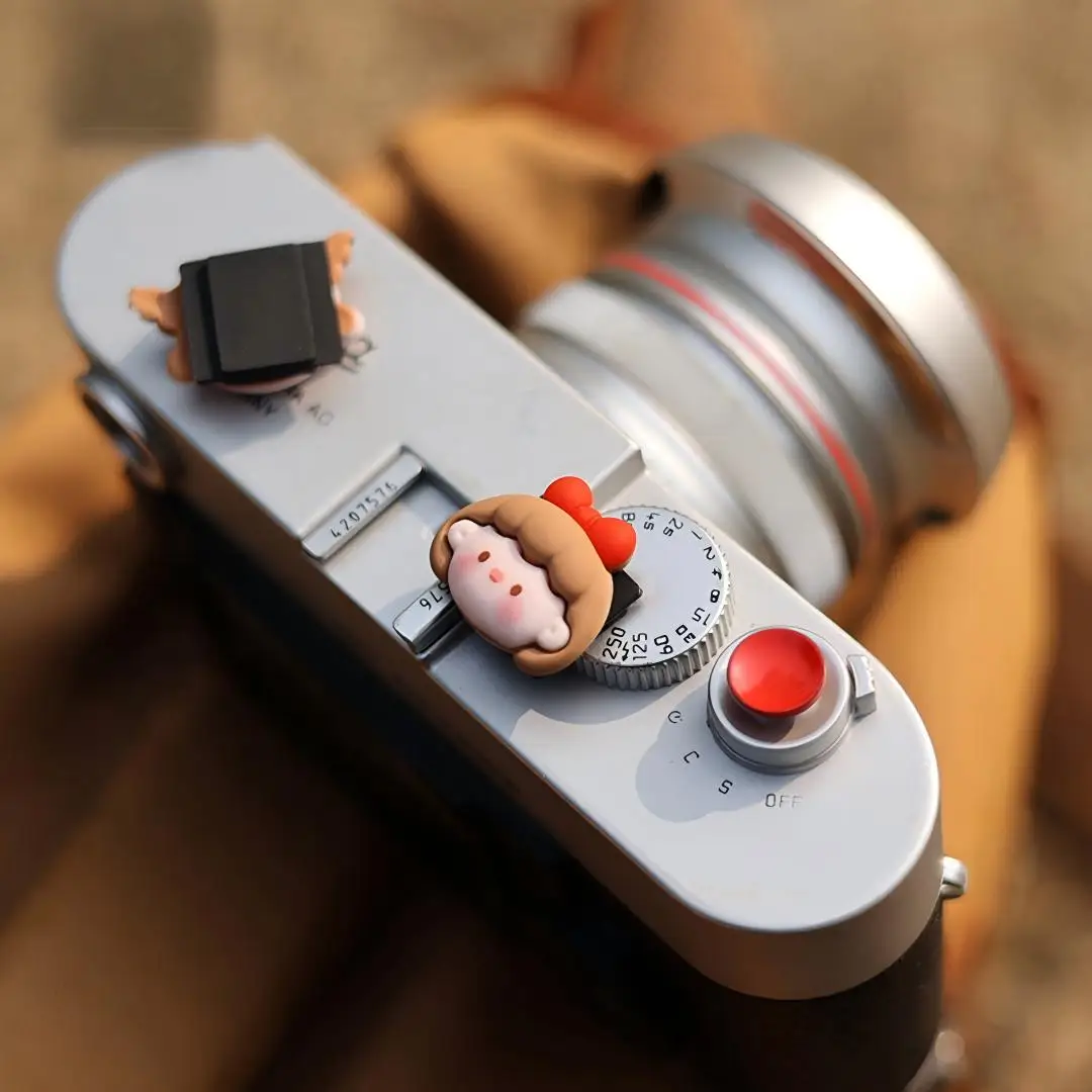 Cute Butterfly Girl Universal Hot Shoe Cover for Leica   Fuji X100V  Sony ZV-1 ZV-E10 Canon EOS R5 Nikon Z5 Camera Accessories