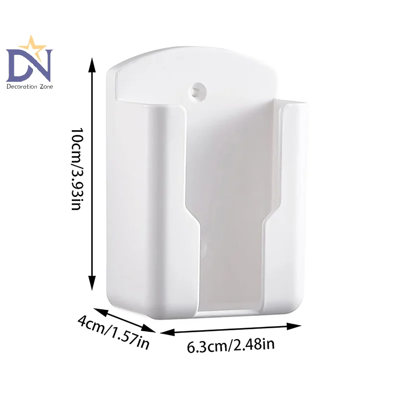 Universal Remote Controller Holder Phone Charging Bracket Air Conditioner Remote Controller Bracket Wall Shelf Mount Stand