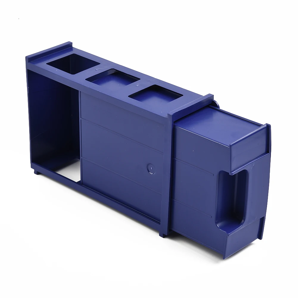 PE Storage Box with Clear Drawers  Stackable and Easy to Install  Perfect for Organizing Hardware and Sewing Supplies