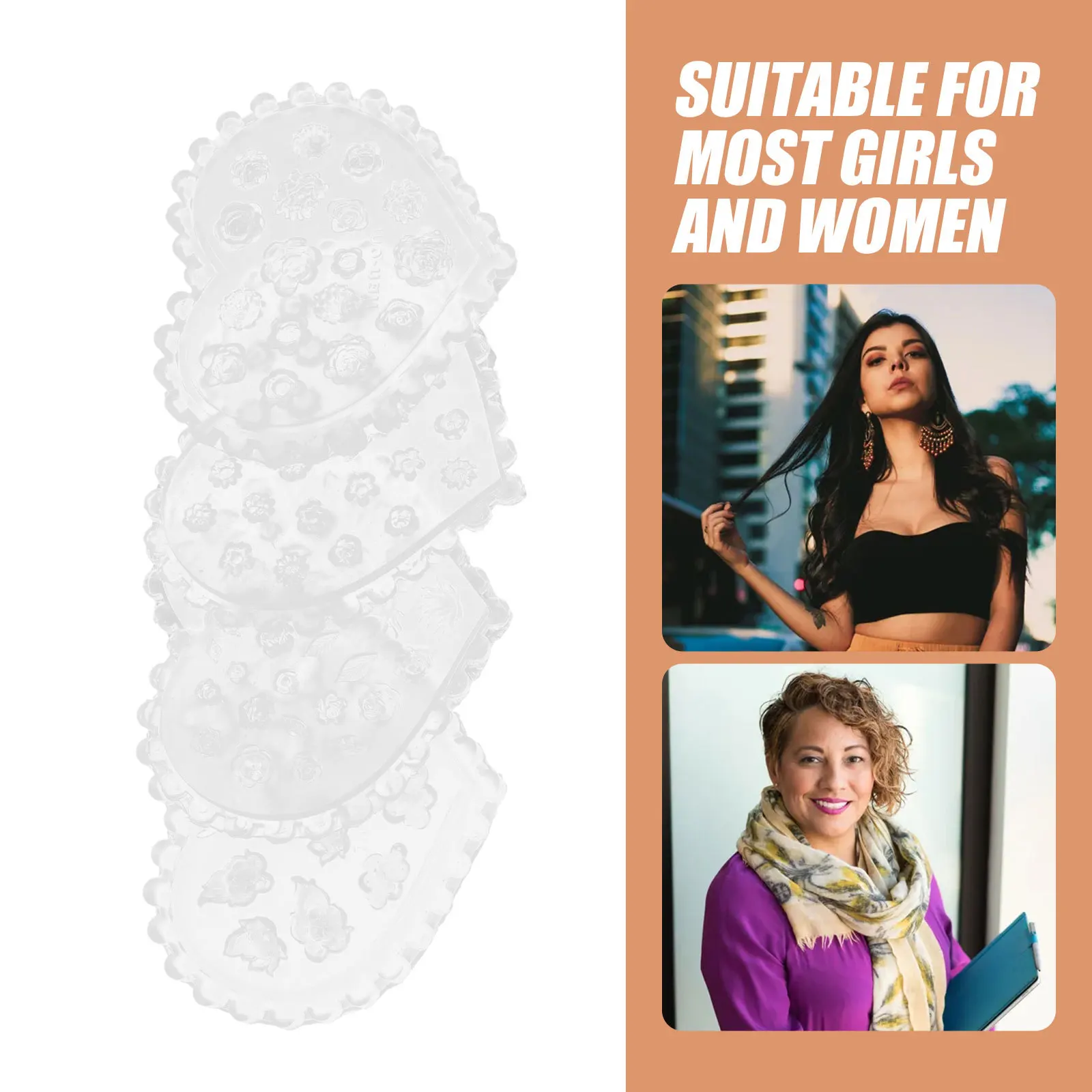 

4Pcs Flower Silicone Mold Polymer Clay Molds Jewelry Making Nail Charm DIY Craft Tools Resin Mold Manicure Supplies