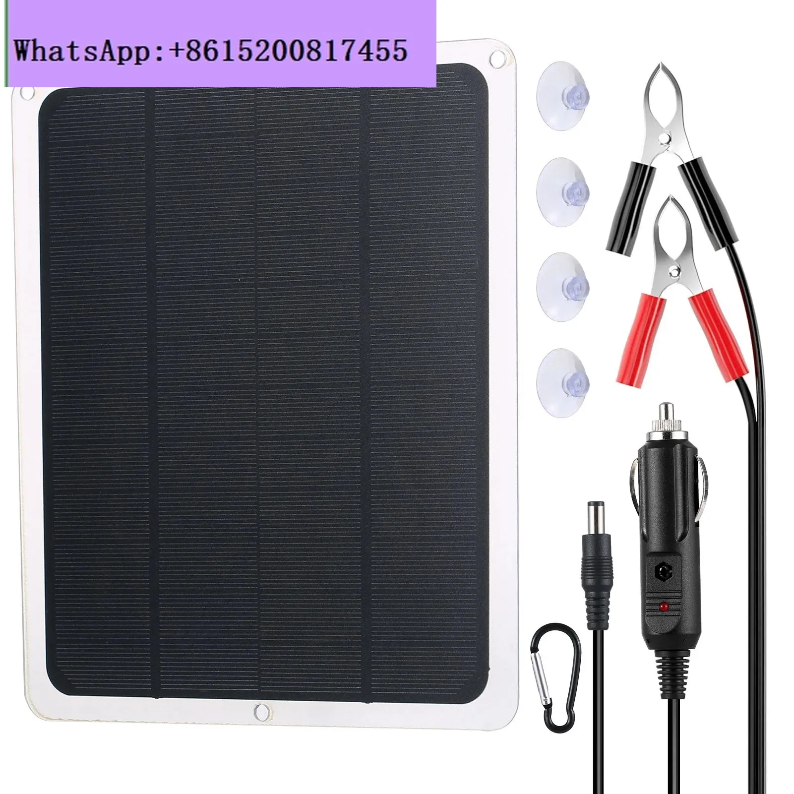 20W monocrystalline charging car flexible solar panel yacht charger outdoor charger
