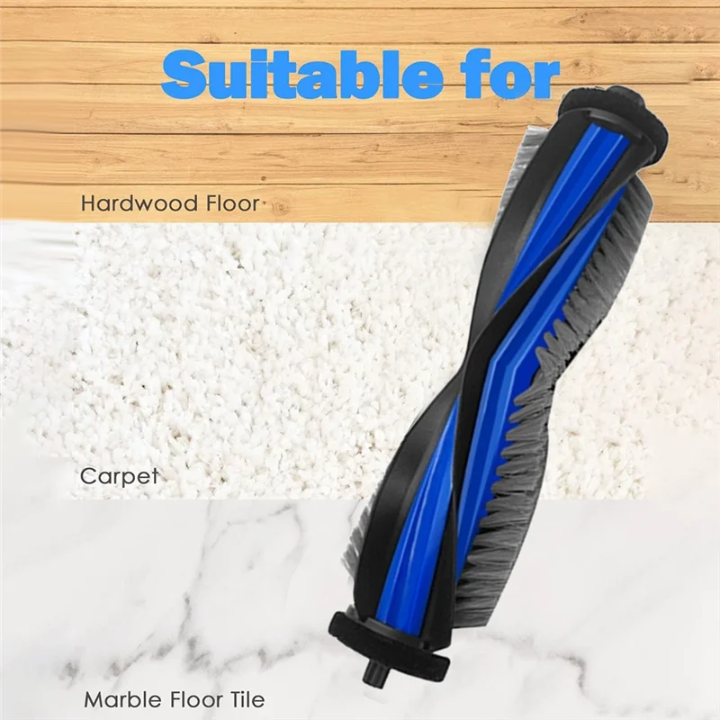 AT28-2 Pcs Escova Principal Para ECOVACS Deeboot T80 PRO OMNI / T80 OMNI / YEEDI M14 PLUS Kit de reposição para aspirador de pó