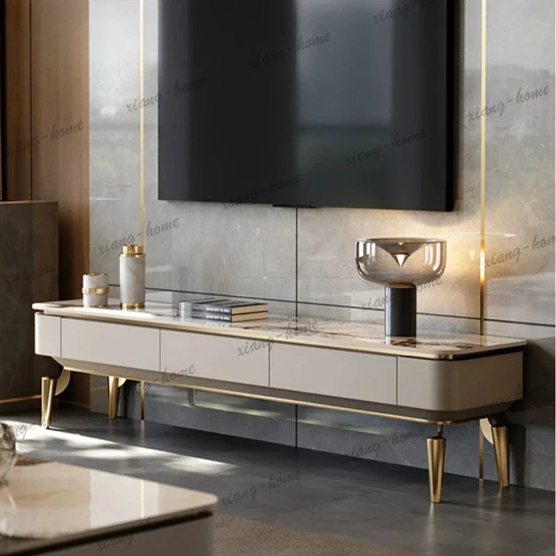 LJY Unique Extendable Luxury Tv Cabinet Oak Minimalist Wooden Vintage Nordic Tv Cabinet Solid Designer Fernsehr Schrank Furnitur