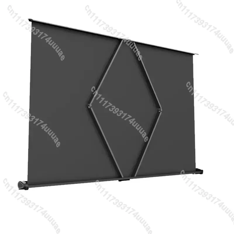 50 Inch HD 16:9 Portable Projector Screen Foldable Pull Up Projection Screen with Stand for Home Theater Camping Business view 6