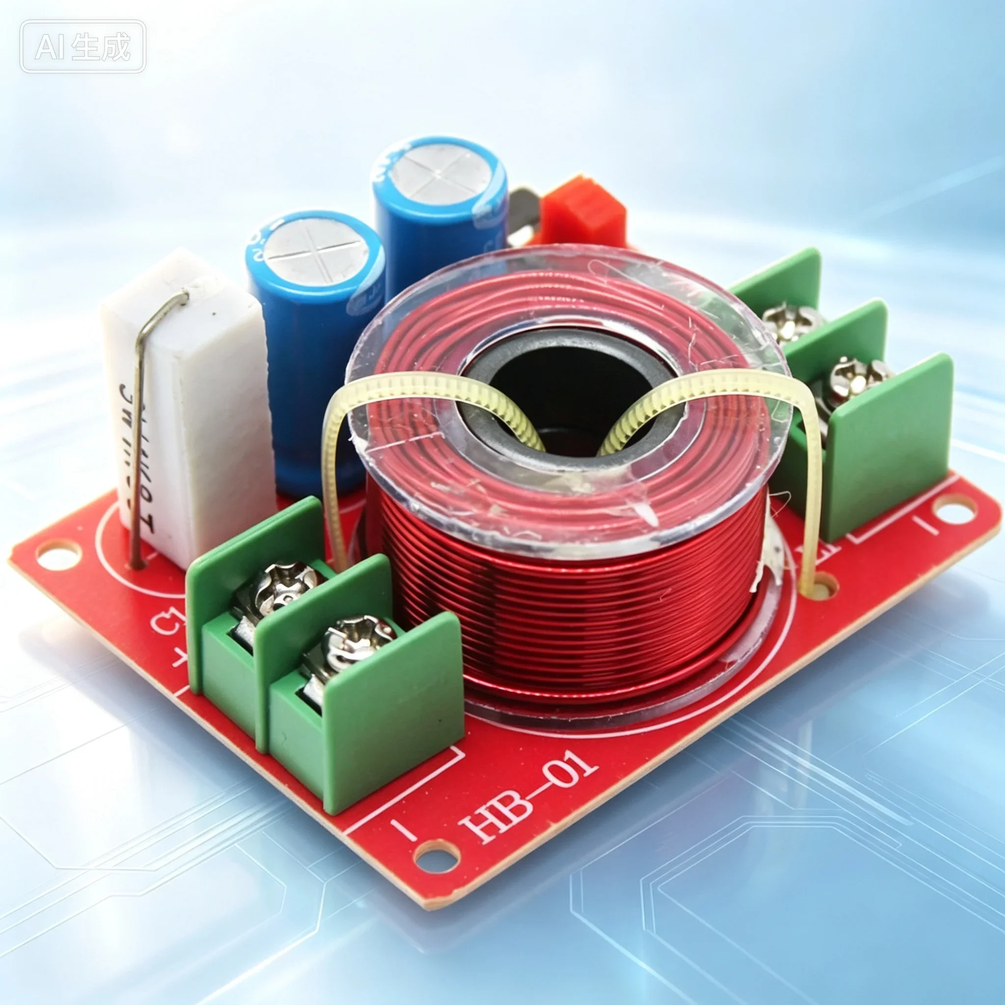 Soldering-Free Adjustable LCR Notch Filter for Full Range Speaker, 4 Inch 4-8Ohm HiFi Audio Filter