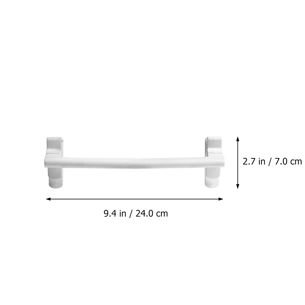 

4pcs Plastic Rack Over Cabinet Door Towel Stands Towel Hanging Organizer Sturdy Heavy Duty Washcloths Holder For Bathroom