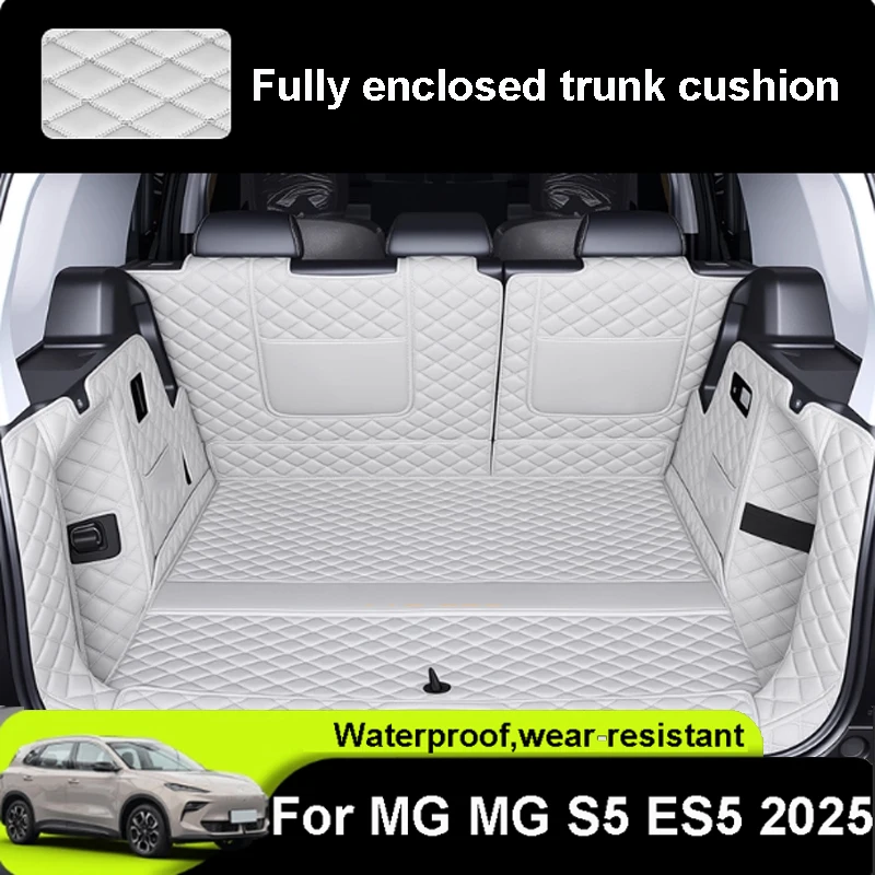 

Для MG MG S5 ES5 2025 автомобильная полная защита объемного звучания, кожаная подушка для багажника, аксессуары, украшение, защита от грязи, износостойкий