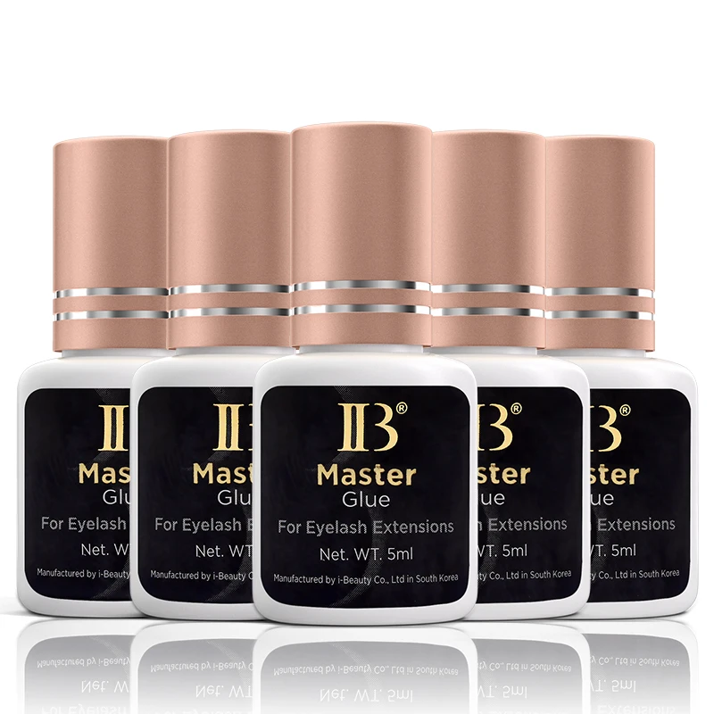 10 Bottles IB Master Glue 0.5s Korea Original Professional IBeauty False Lash Glue for Eyelash Extension 5ml Supplies 7 Weeks