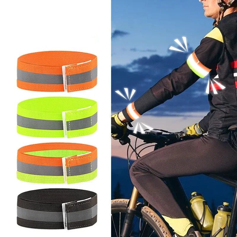 Reflective Bands For Wrist Arm Ankle Leg High Visibility Reflect Straps For Night Walking Cycling Running Safety Reflector Tape