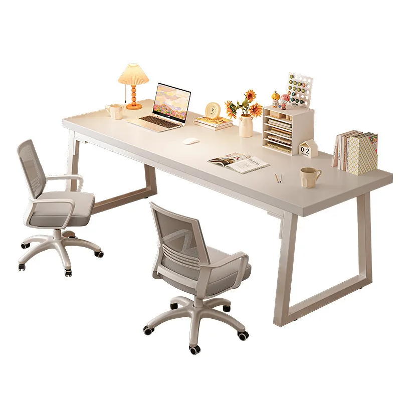 

Desktop long desk student home study writing table small apartment bedroom