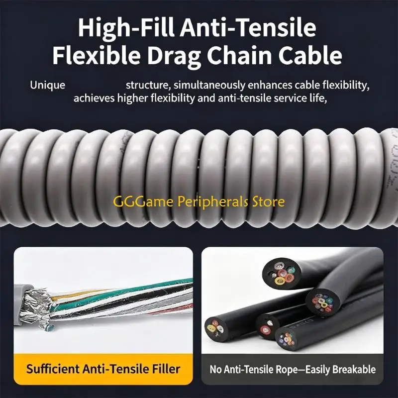 U55B Industrial Straight Through DB9 RS232 Cable DB9 RS232 Extension Cable Male to Female Communication Accessories