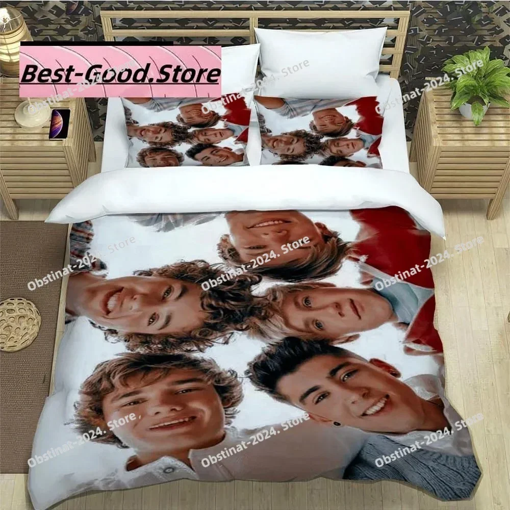 3D O-ONE Music Band D-Direction 3D Printing Comforter Bedding Set,Duvet Cover Bed Set Quilt Cover Pillowcase,King Queen Size Kid