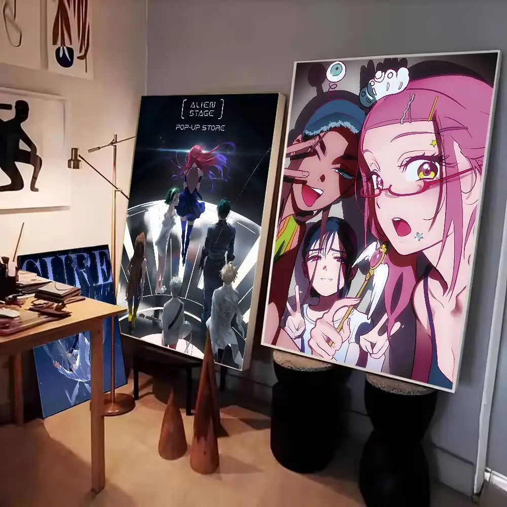 أنيمي ألف غريبة المرحلة المشارك ورقة طباعة غرفة المعيشة المنزلي غرفة نوم مدخل بار مقهى الفن اللوحة الديكور