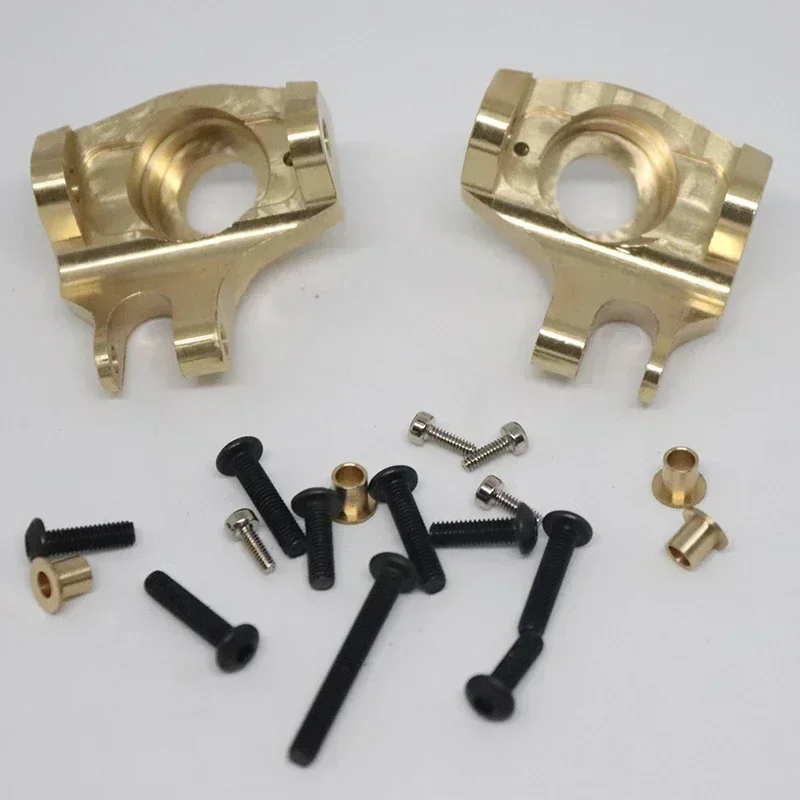 

2 шт. латунные передние поворотные кулаки AR44 для 1/10 RC Crawler Axial SCX10 II 90046, обновленные детали