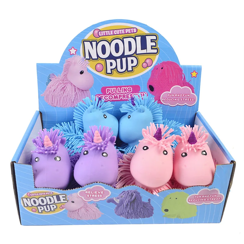 الإجهاد المخلص ضغط لعبة طويلة الشعر يونيكورن الإبداعية تململ لعبة للكبار مكتب منزلي ديكور مكتب الكرتون لطيف متعة الهدايا #6