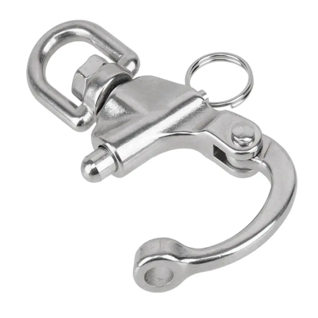 

Robust 2 3/4 "stainless Steel Snap Shackle Quick Change Bail Rigging