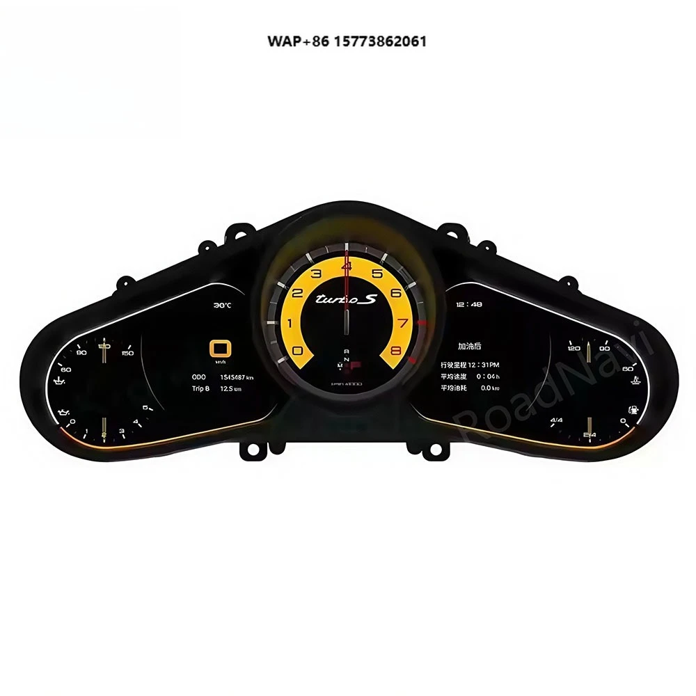 

RoadNavi Car Auto Speedometer for Cayenne Panamera 911 2010-2019 LCD Digital Cluster Car Dashboard Instrument