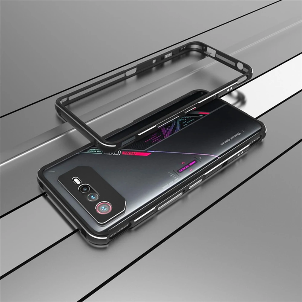 Phone Case for ROG Phone 8 Pro/8 Scratch-proof Protective Case Metal Frame Phone Accessories