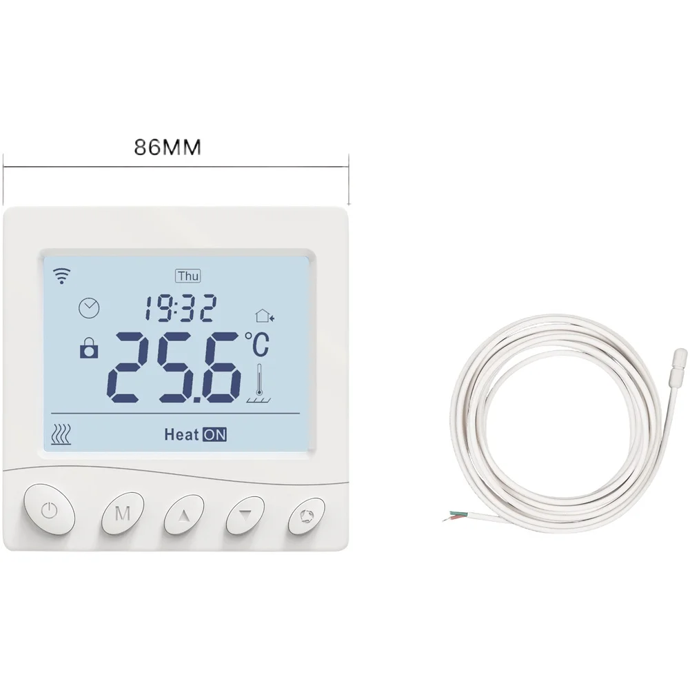 for Home Heating Temperature Control for Smart Home Device Energy Saving Thermostat Programmable Thermostat Brass Structure
