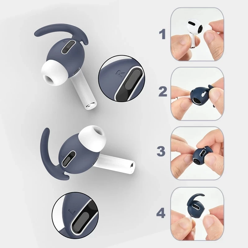 Soft Silicone Anti Lost Earphones for Apple Airpods Pro Air Pods Airpodspro Bluetooth Wireless Headphone Earbuds Silicone Strap