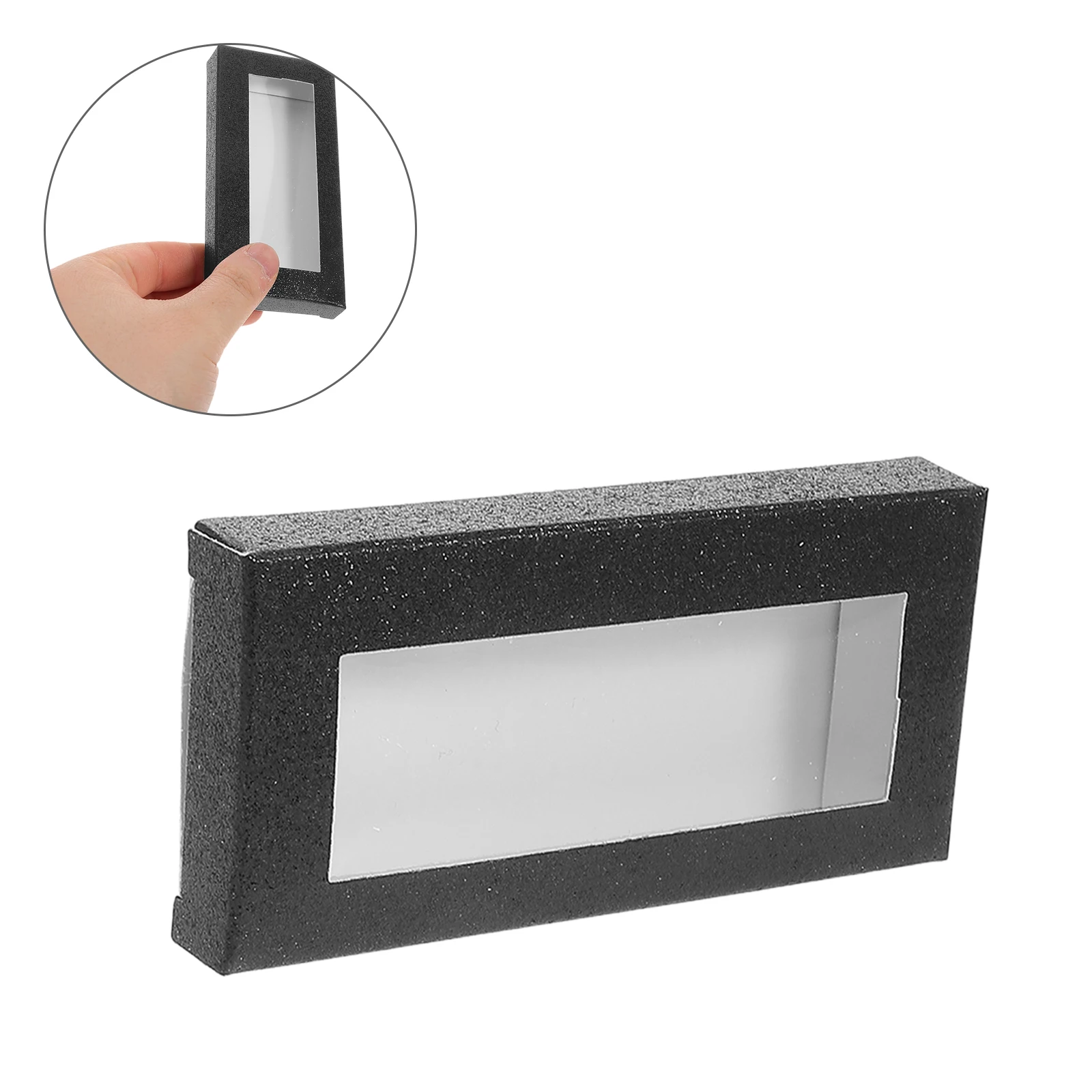 10개입 여행용 속눈썹 디스플레이 정리함 튼튼한 속눈썹 포장 상자 속이 빈 디자인 인조 속눈썹 보관 케이스 휴대용