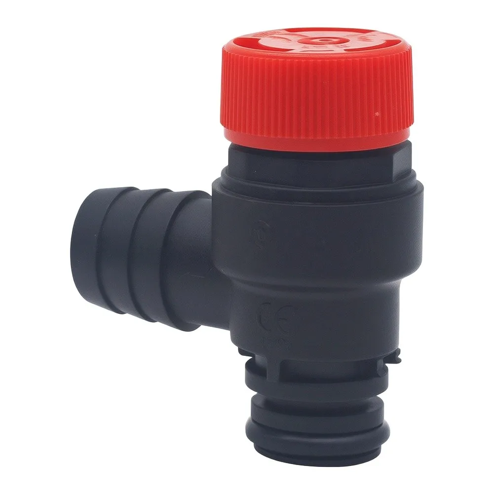 1/5pc Safety Pressure Relief Valve For Wall-Mounted Gas Boilers Heating System ABS Material High=Temp Resistant Replacement Part