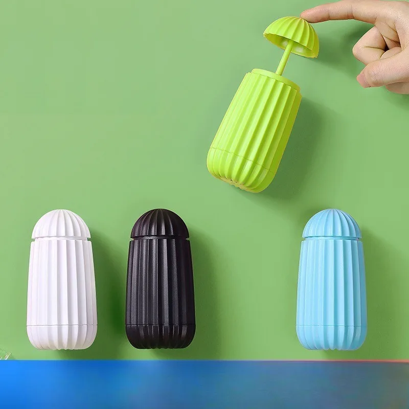 Creative Cactus Toothpick Tube Home Living Room Press-type Automatic Cotton Swab Storage Box Toothpick Jar view 2