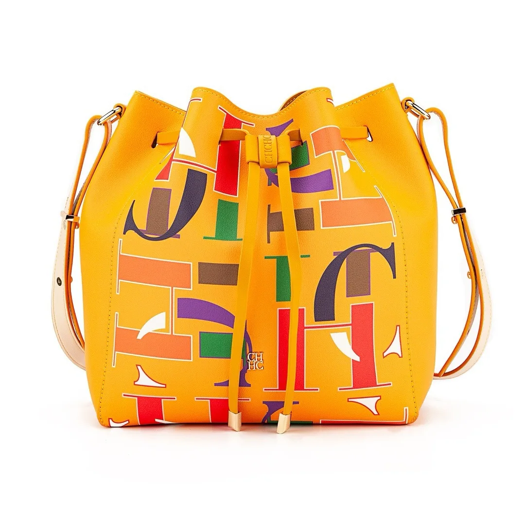 حقيبة دلو برباط للنساء ذات سعة كبيرة، حقيبة كتف عصرية للسيدات