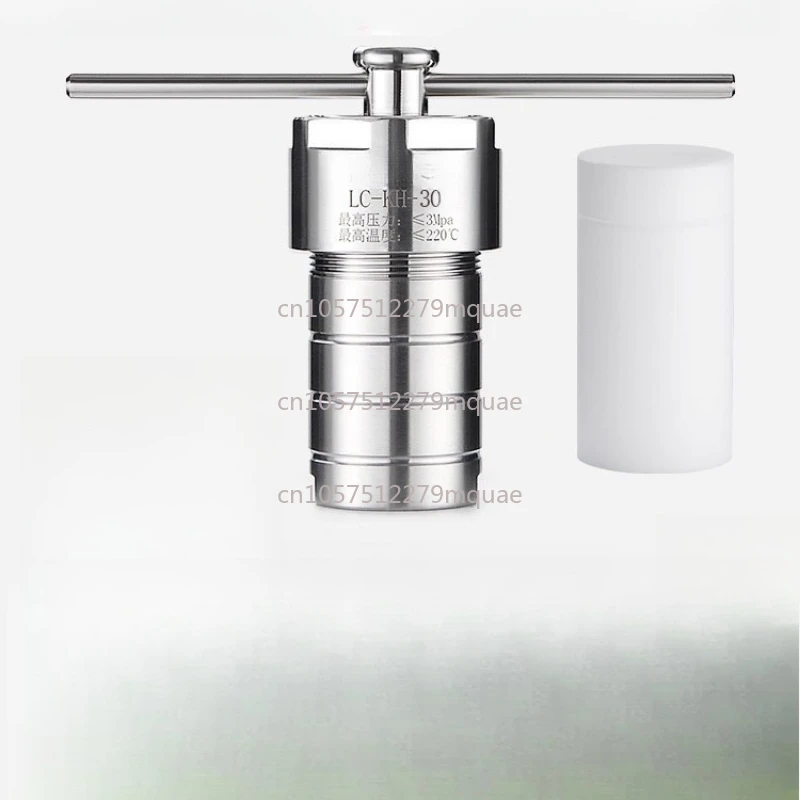 Hydrothermal Synthesis Reactor Laboratory 304 Stainless Steel High Temperature and High Pressure Digestion Tank PPL/PTFE Lining