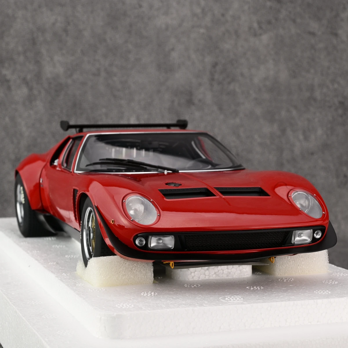 Autoart 1:18 Miura SVR JOTA Red Simulation Limited Edition All Open Alloy Metal Static Car Model Toy Gift