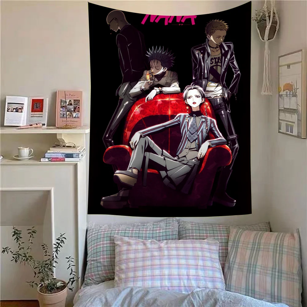 Japanischer klassischer Anime NANA High School DxD Hippie Wandteppich Kunst Wohnzimmer Schlafsaal Deko Heimdekoration Hängende Wandteppiche – Detail 18