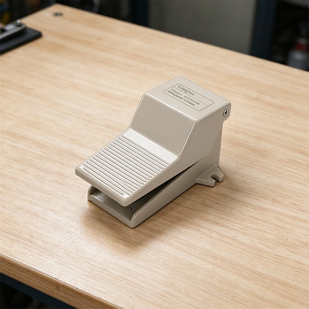 4F210-08 Pneumatic Foot Pedal Valve PT1/4 2 Position 5 Way Aluminum Alloy For Instant Reversing Control Industrial Automation