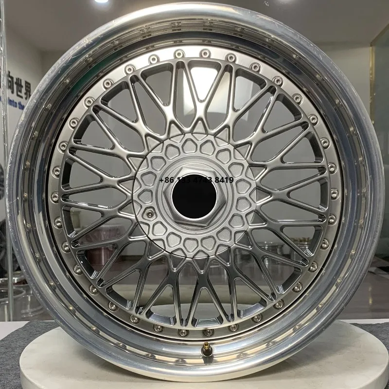 

New double-piece forged aluminum alloy car wheel hub 5 * 120 5 * 108 5 * 112 5 * 114.3 40mm matte black personalized spokes