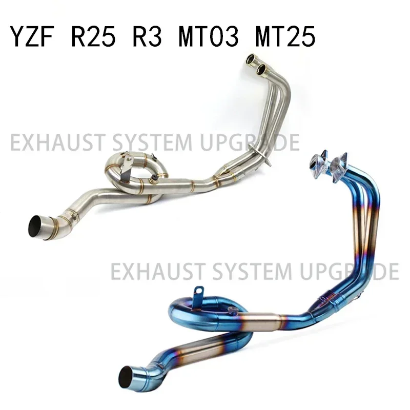 

For Yamaha YZF R25 R3 MT03 MT25 2015-2020 years Motorcycle Racing Exchaust Muffler Modified Front Link Pipe Muffler Motorcycle