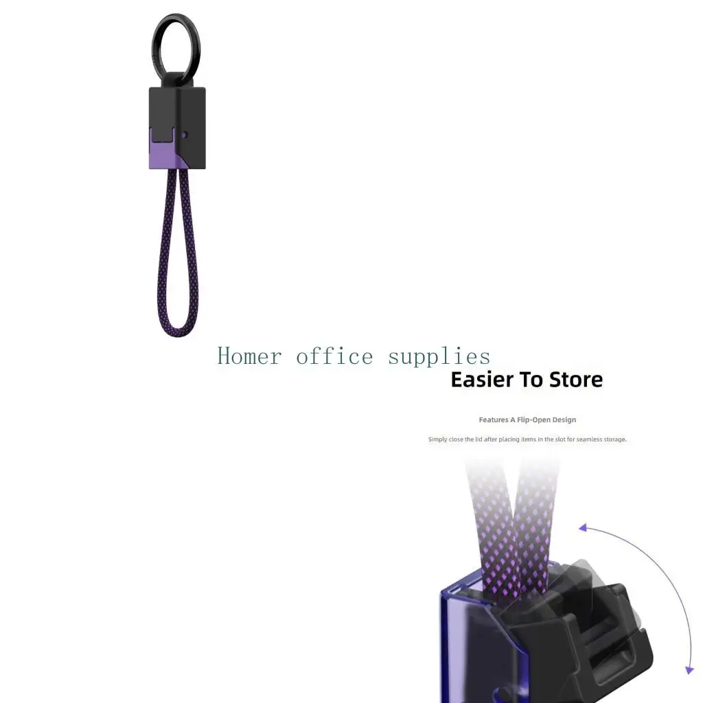 K43B Powerful PD3.1 Quick Charging Cable With Innovative Flipping Wire Holder And Anti Tangling Design