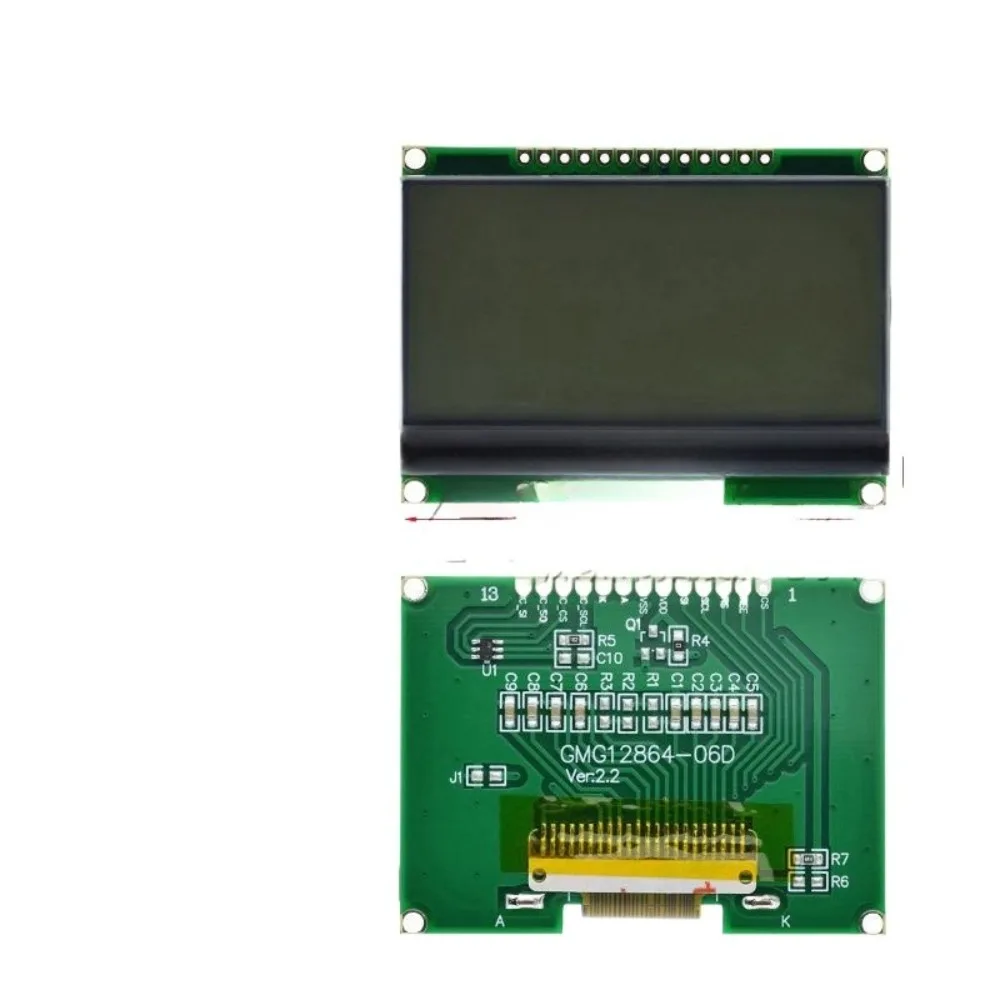 12864 LCD Module, COG12864 Dot Matrix with Character Library, LCD12864 Display. Clear, Easy Integration for DIY& Industrial Use.