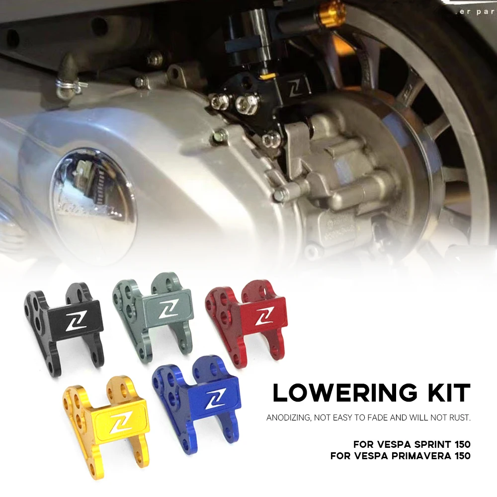 New Lowering Links Kit For Vespa SPRINT Sprint 150 PRIMAVERA Primavera 150 Motorcycle Rear Suspension Cushion Connecting