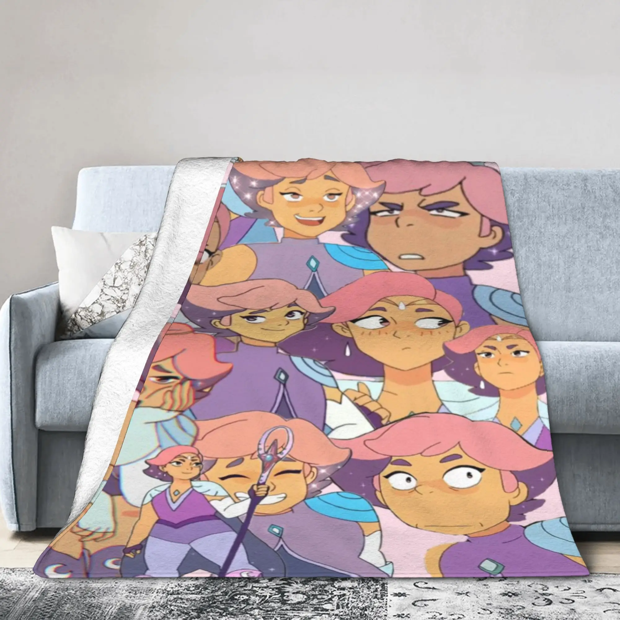 She-Ra and the Princesses of Power Stuff Blanket Soft Fleece  Throw Blankets Cozy Bedspread