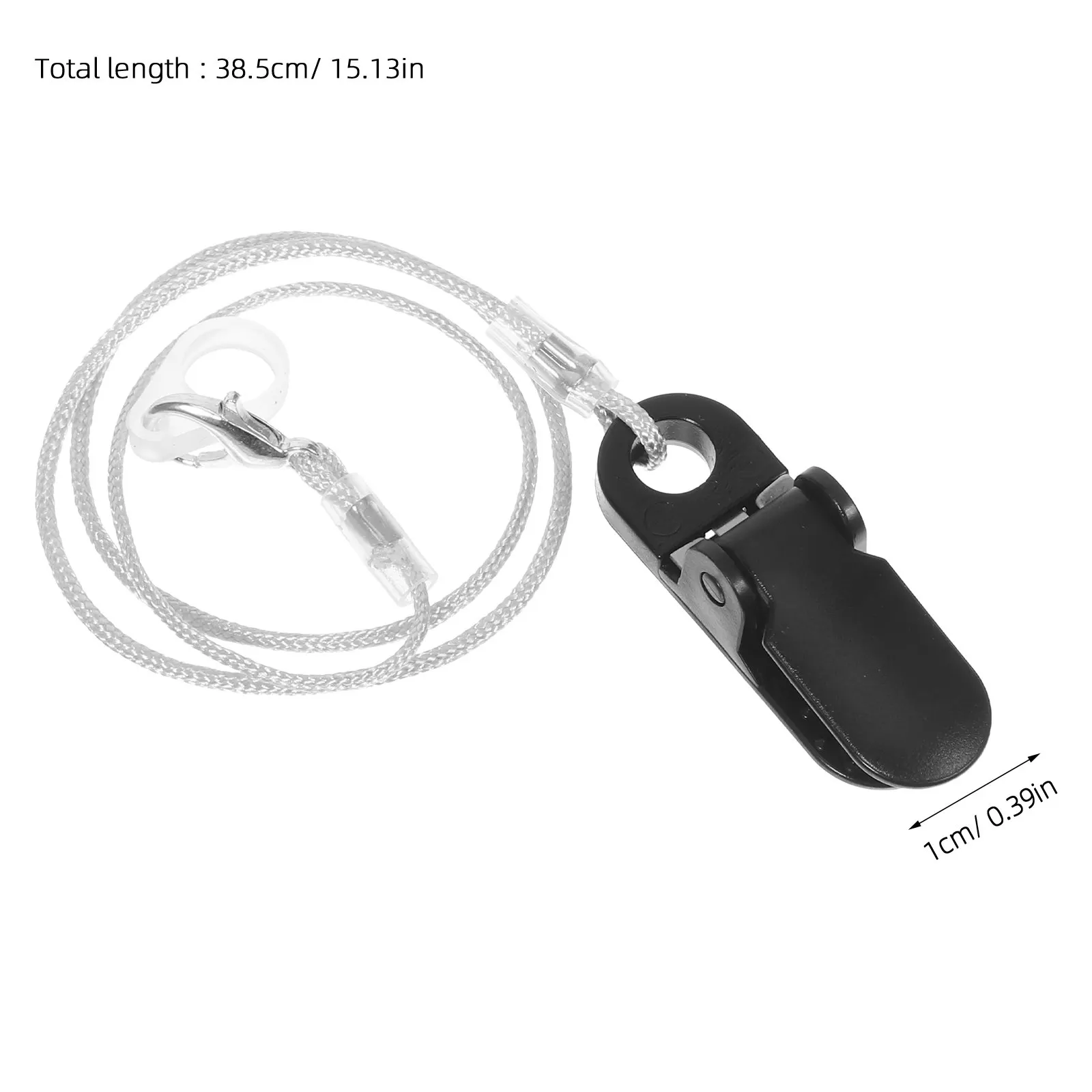 Anti-Loss Hearing Amplifier Lanyard Clip Adjustable Length Protective Cover Easy-Clean Retention Rope for Children Elderly