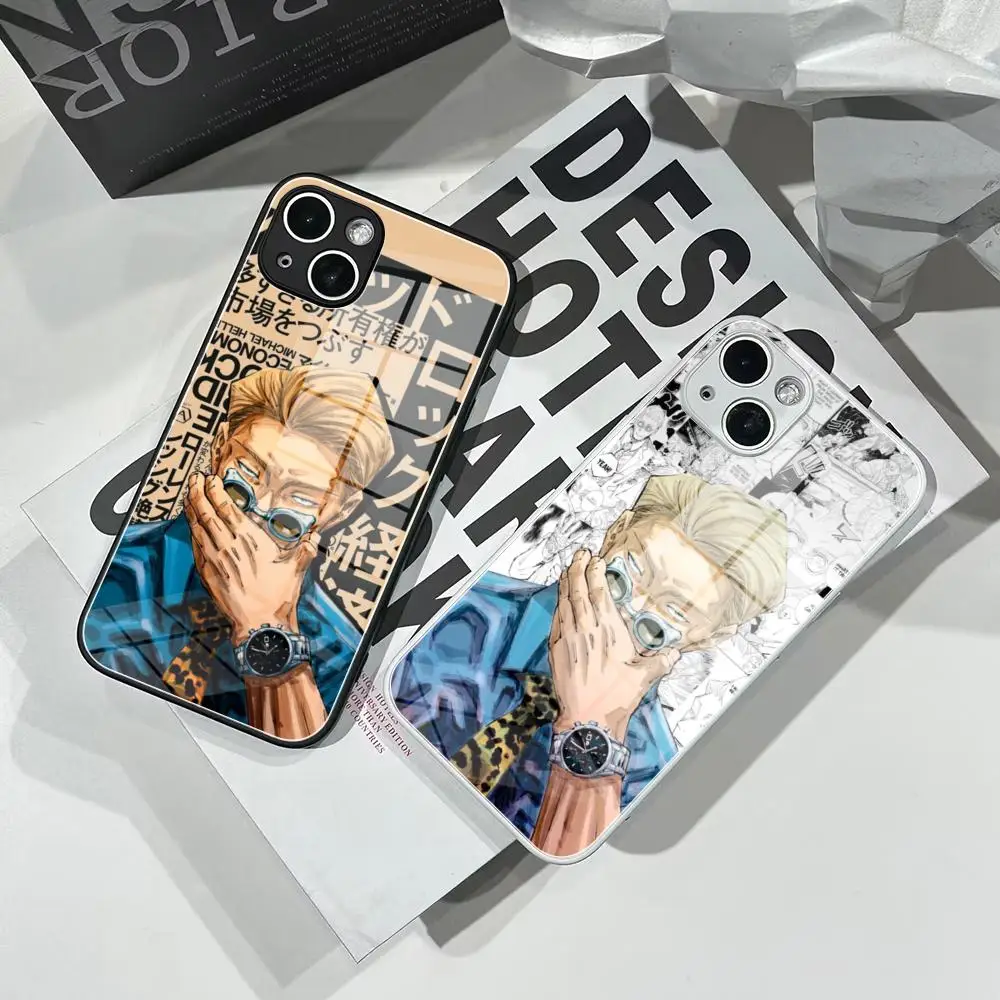

Kento Nanami Jujutsu Kaisen Anime Phone Case Tempered Glass For IPhone 17 16 15 Pro Max 14 13 12 Mini Plus phone case