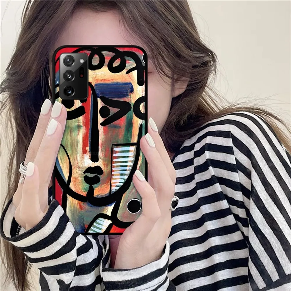 Picasso abstract Art painting Phone Case For Samsung Note 8 9 10 20 pro plus lite M 10 11 20 30 21 31 51 A 21 22 42 02 03