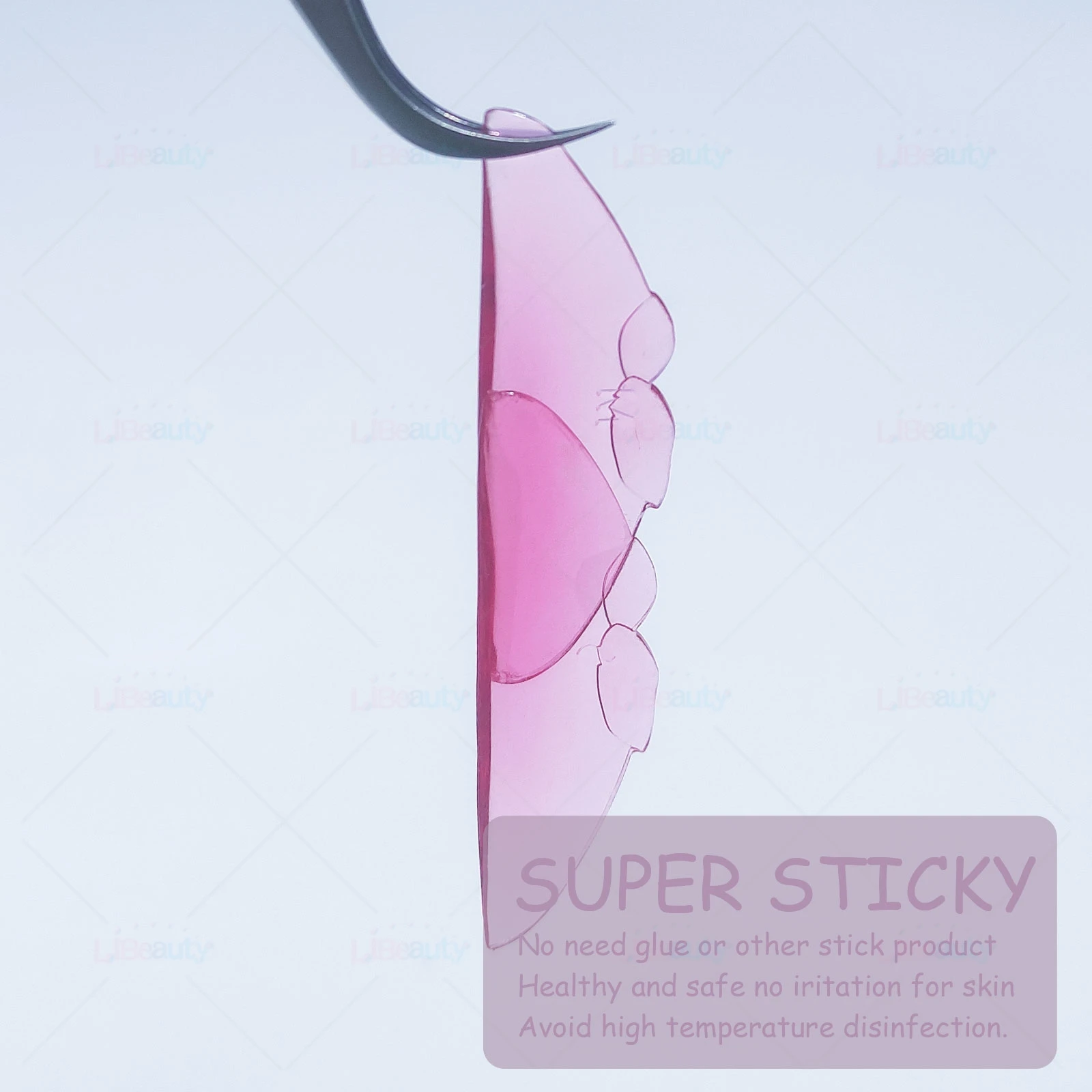 Libeauty 4Pc L Krul Siliconen Wimper Perm Pad Kleverige Wimpers Staaf Shield Lifting 3D Wimperkruller Lash Lifting Gezondheid schoonheid Tool