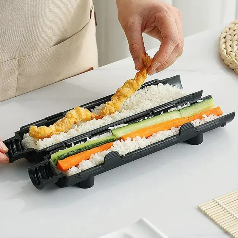 Kitchen Accessories Sushi Tools Vegetable Meat Roll Making Tools Shou Driver Drum Rice Mold