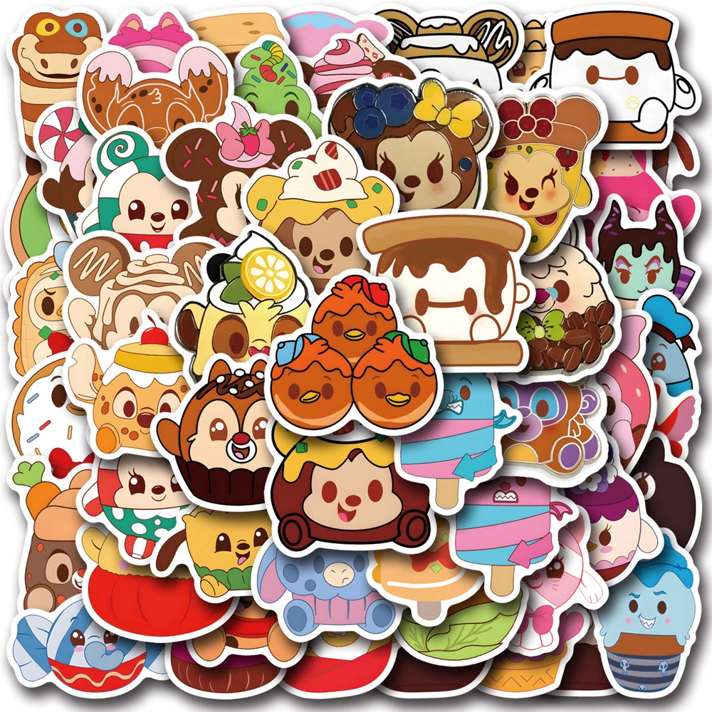 

10/30/50pcs Disney Cute Munchlings Stickers Cartoon Decals Kids Toys DIY Phone Case Laptop Suitcase Fridge Funny Kawaii Sticker