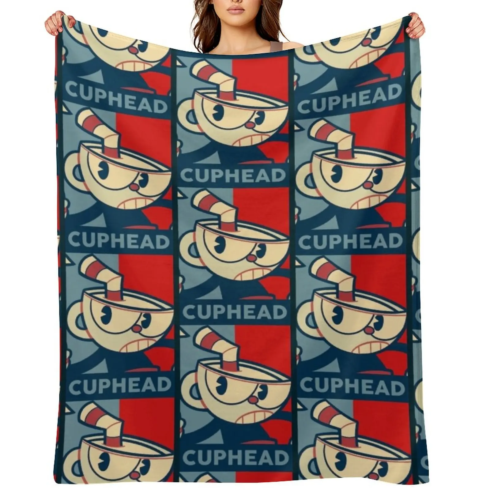 

CUPHEAD Throw Blanket Kid'S Sofa Quilt for babies Beautifuls Blankets