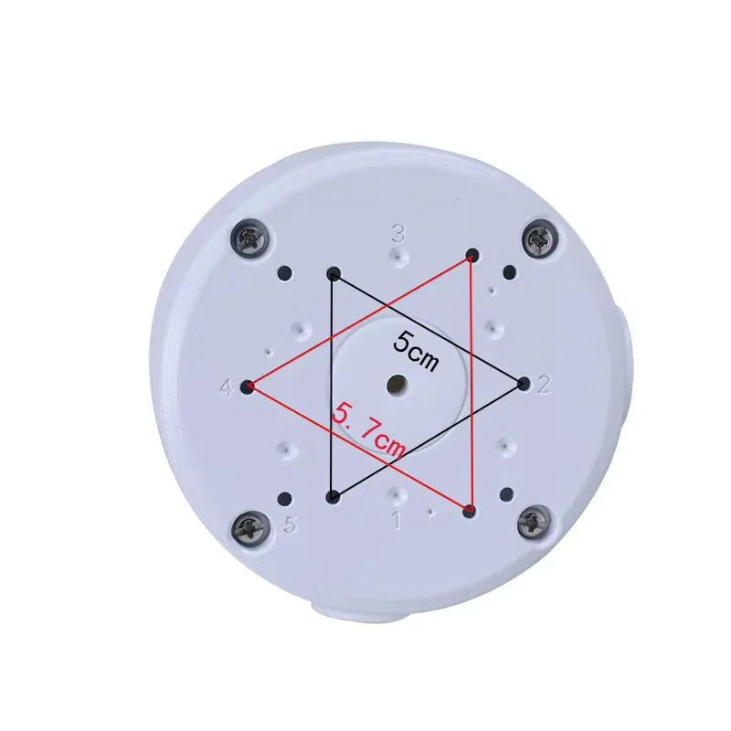 Saikiot-caja de conexiones de cámara CCTV para exteriores, impermeable, aleación de aluminio, Metal, cámara de seguridad CCTV, gestión de cables, caja Junctionx