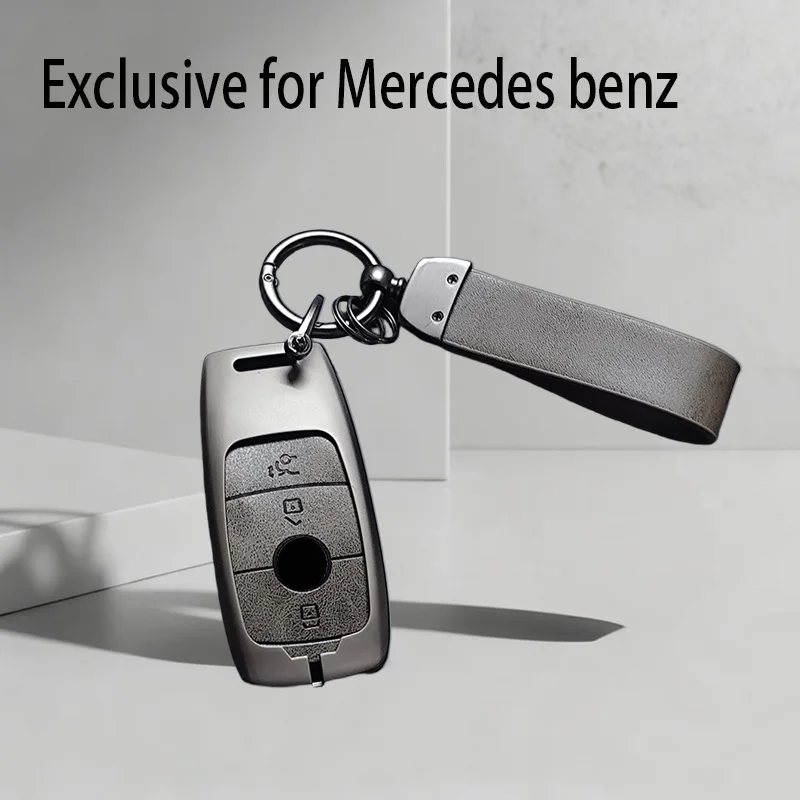 1 Set Zinc Alloy Car Remote Key Case Cover for Mercedes Benz E C S GLC Class E200 E400 E63 W213 S550 C260 Keyless Keychain Shell