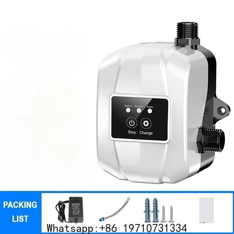 24V 150W Water Heater   One-button Start and Stop Silent Double-button Water Pressure Booster Pump for Sprinklers