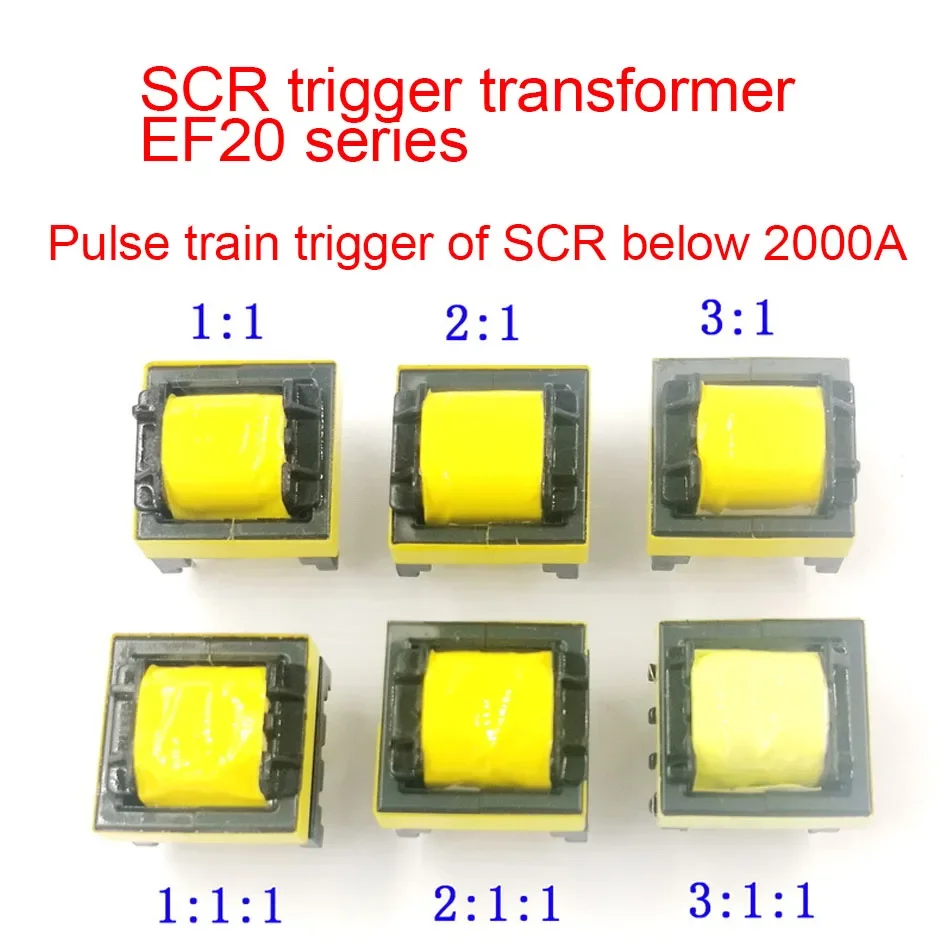 5 PiecesThyristor Pulse Drive Transformer 1:1:1/2:1:1/3:1:1 for Pulse Train Trigger Below 2000A