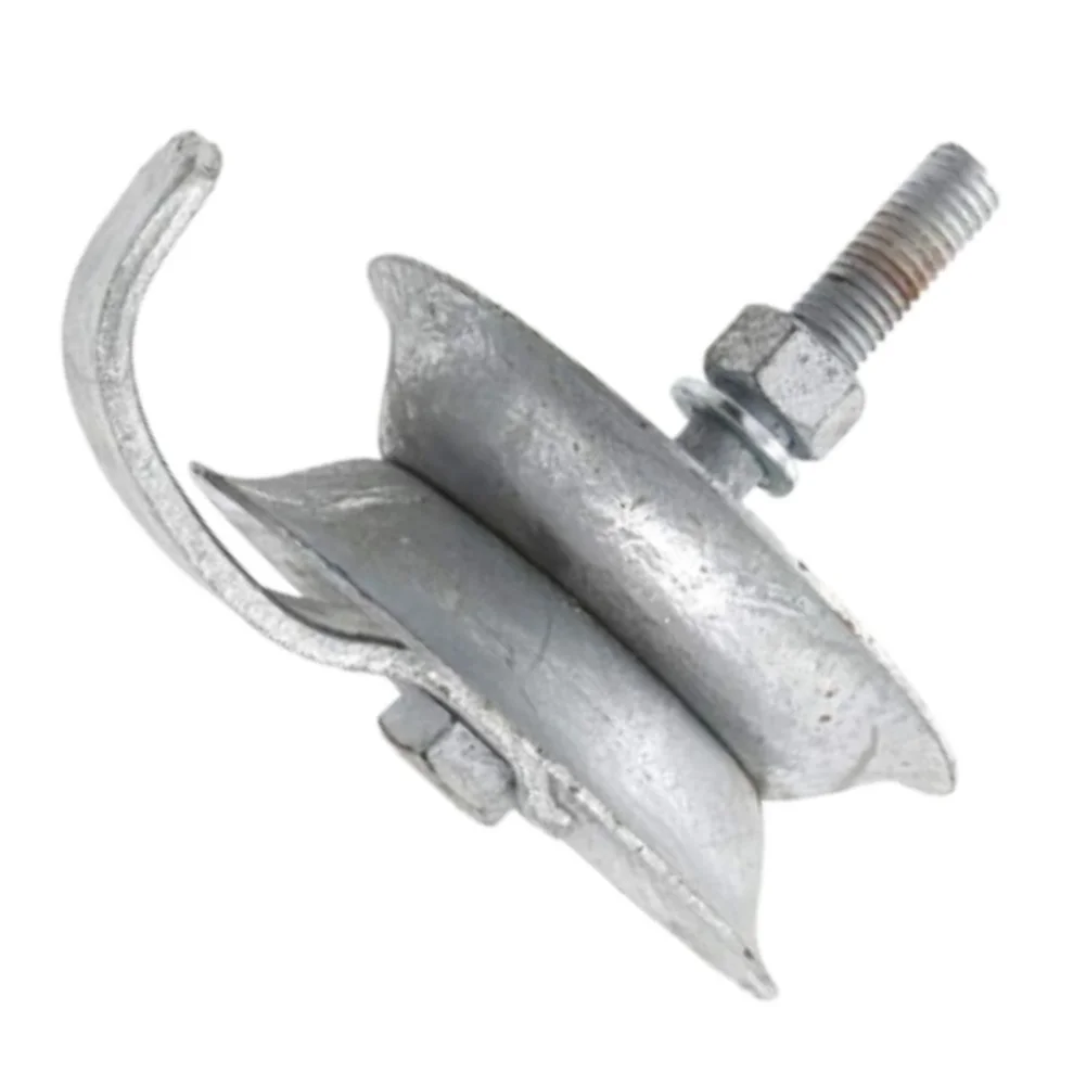 Rolling Gate Component Galvanized Steel Track Roller Sized for 1 5/8 O.D. Pipe Track Used in Manual and Motorized Gate Setups